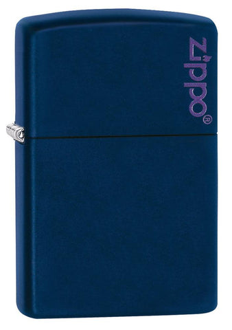 Bricheta originala Zippo Classic Navy Matte Zippo Logo