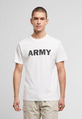 Tricou Army Alb Brandit - Confort Durabil pentru Orice Misiune