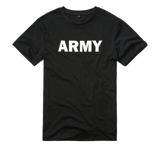 Tricou Army Negru Brandit - Confort Tactic Zilnic