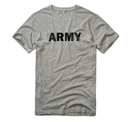 Tricou Army Grey Melan Brandit - Confort Tactic Zilnic