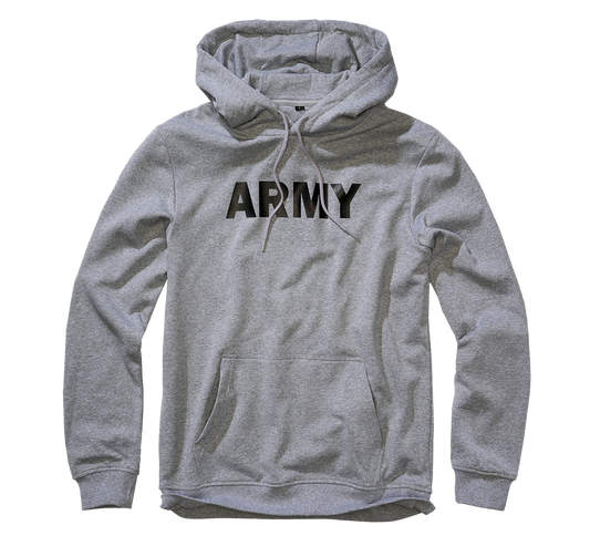Hanorac Army Hoody Grey Melan Brandit - Confort Tactic Zilnic
