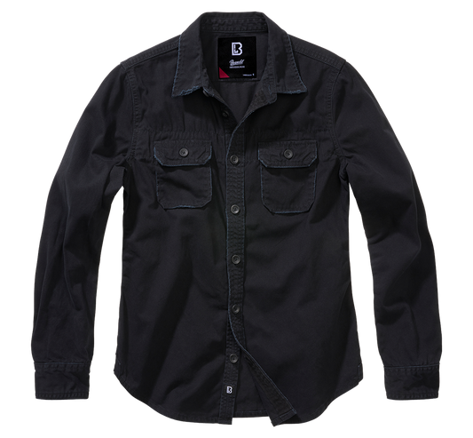 Tricou Vintage Long Sleeve Negru Dama Brandit - Confort Urban Tactic