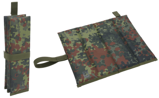 Saltea Sezut Pliabila Flecktarn Brandit - Confort Tactic Instant
