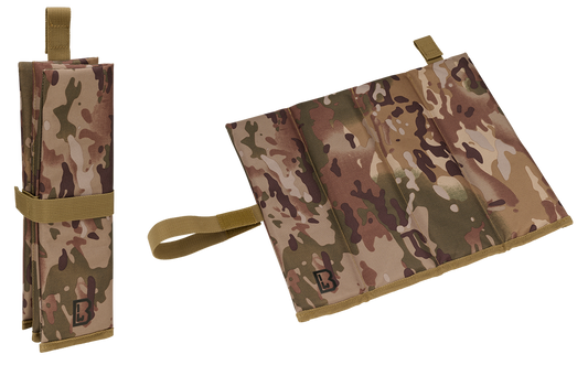 Saltea Sezut Pliabila Tactical Camo Brandit - Suport Ergonomic Portabil