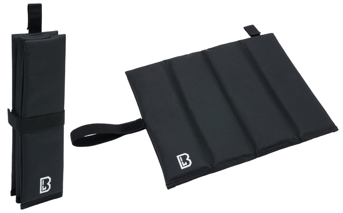 Saltea Sezut Pliabila Negru Brandit - Confort Mobil Optimizat