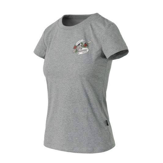 Tricou Damă Helikon-Tex Slim (Come and Take It) Mid Grey Melange