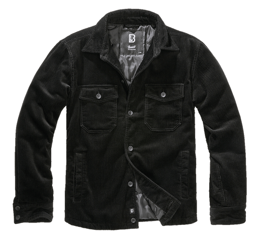 Geaca Corduroy Negru Brandit - Stil Urban Durabil
