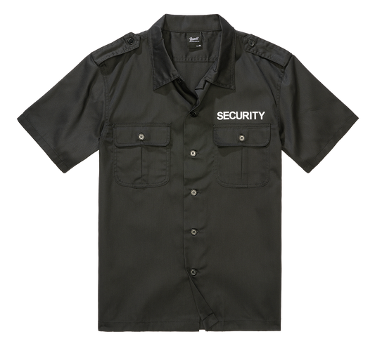 Camasa US Security Short Sleeve Negru Brandit - Confort si Durabilitate