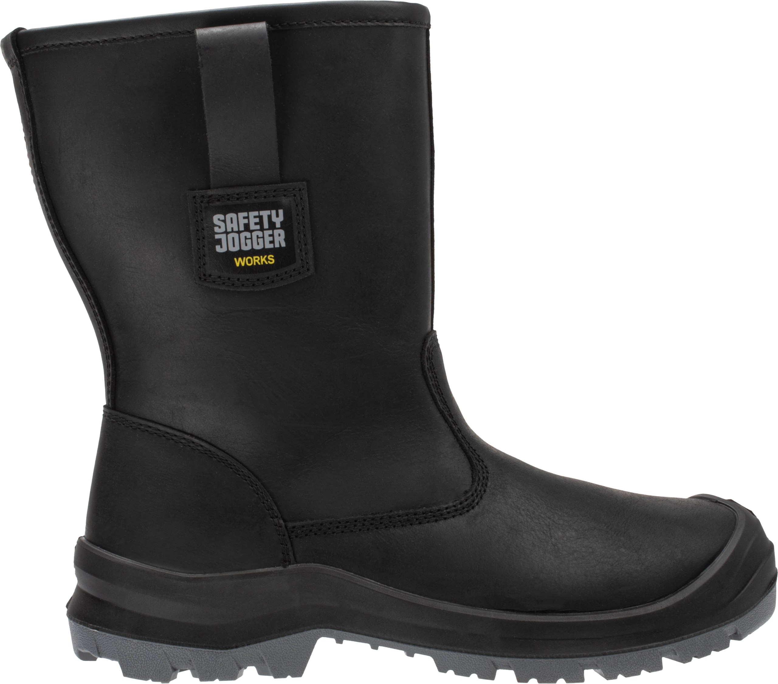 Cizmă de Protecție Alaska S3 Safety Jogger Neagră – Bombeu Oțel, Piele - poza 4