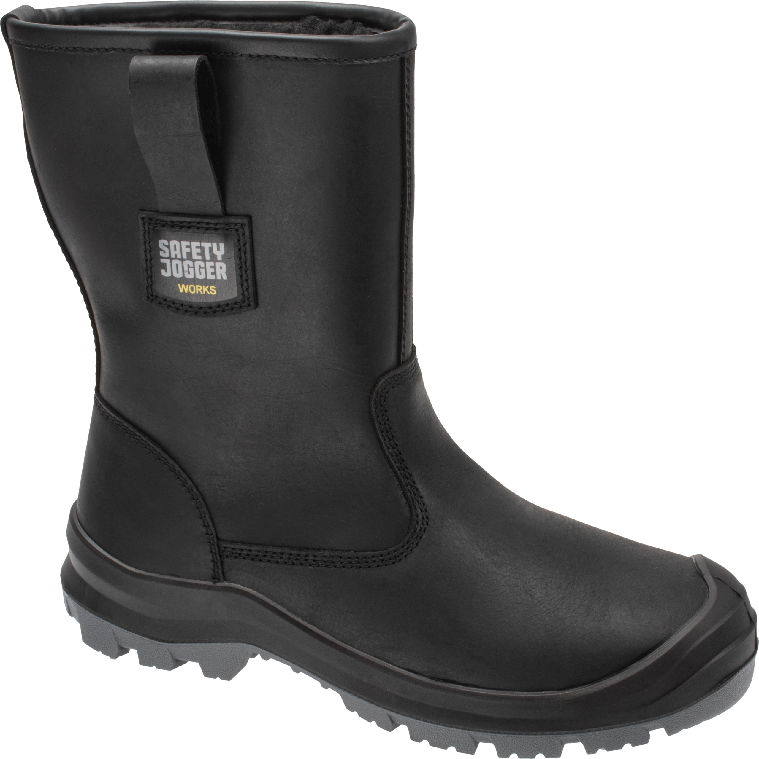 Cizmă de Protecție Alaska S3 Safety Jogger Neagră – Bombeu Oțel, Piele - poza 6