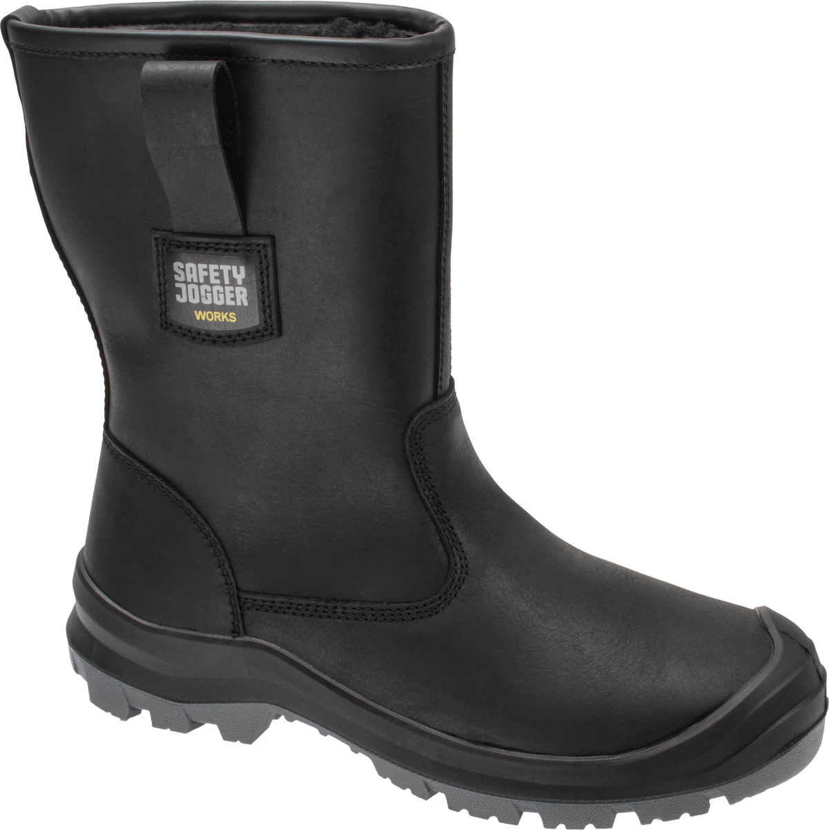 Cizmă de Protecție Alaska S3 Safety Jogger Neagră – Bombeu Oțel, Piele - poza 6