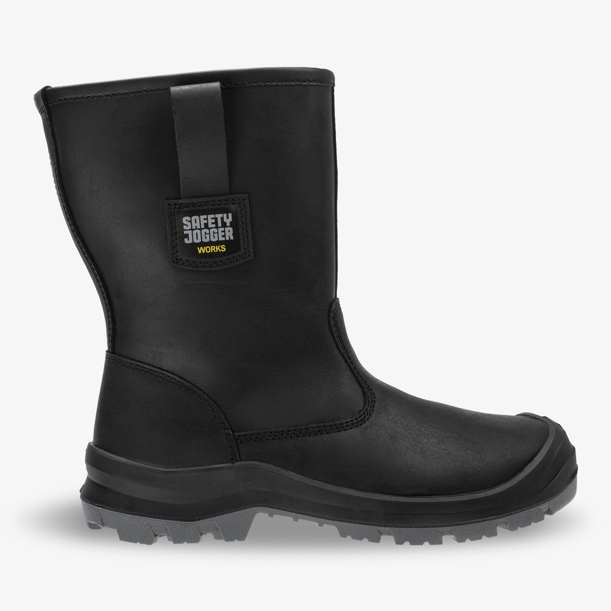 Cizmă de Protecție Alaska S3 Safety Jogger Neagră – Bombeu Oțel, Piele - poza 1