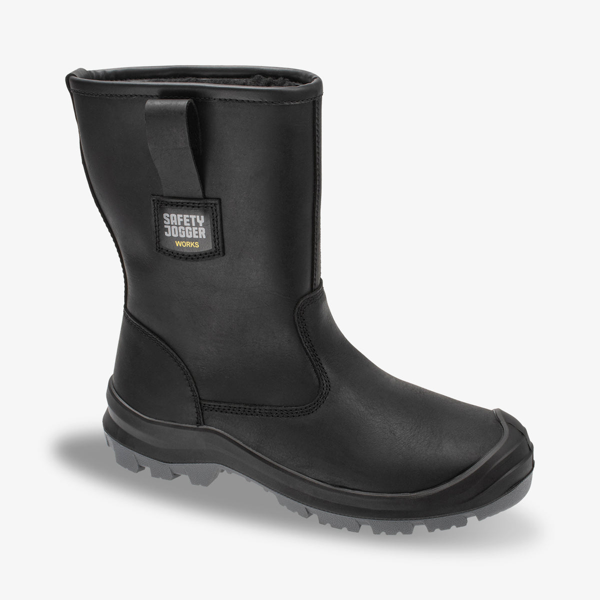 Cizmă de Protecție Alaska S3 Safety Jogger Neagră – Bombeu Oțel, Piele - poza 3