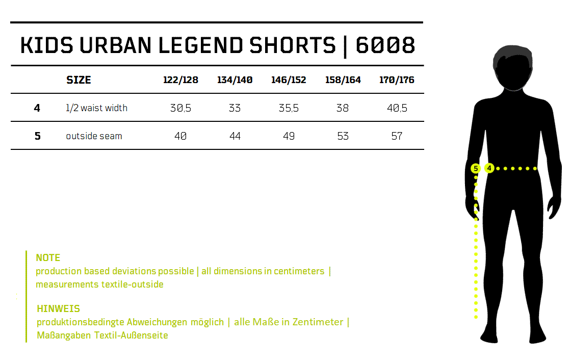 BERMUDE COPII URBAN LEGEND BLACK