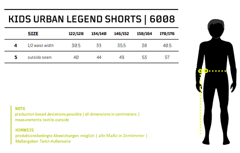 BERMUDE COPII URBAN LEGEND BLACK