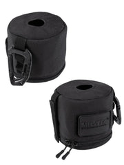 BLACK MOLLE Tissue Case – Husă Tactică Neagră pentru Șervețele sau Hârtie Igienică, cu Sistem MOLLE și Carabinieră Inclusă