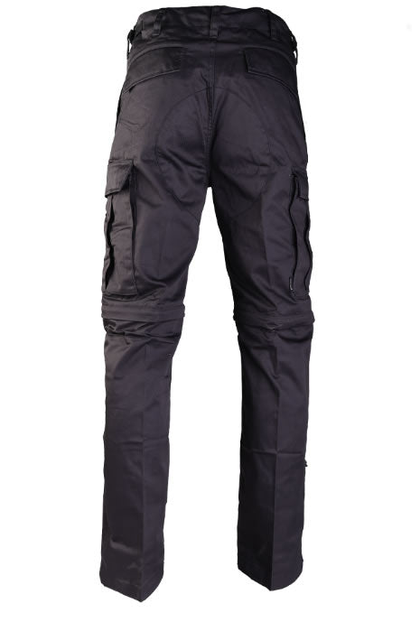 BLACK ZIP-OFF BDU STYLE PANTS – Versatilitate Tactică, Croială Clasică BDU, Funcție 2-în-1