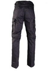 BLACK ZIP-OFF BDU STYLE PANTS – Versatilitate Tactică, Croială Clasică BDU, Funcție 2-în-1