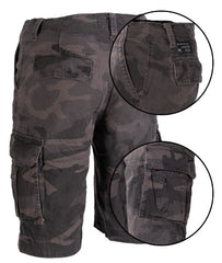 Bermude SUA Vintage Prespalati Dark Camo