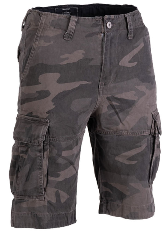 Bermude SUA Vintage Prespalati Dark Camo
