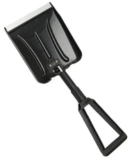 Black ABS Foldable Snow Shovel – Lopată de Zăpadă Pliabilă și Ușoară