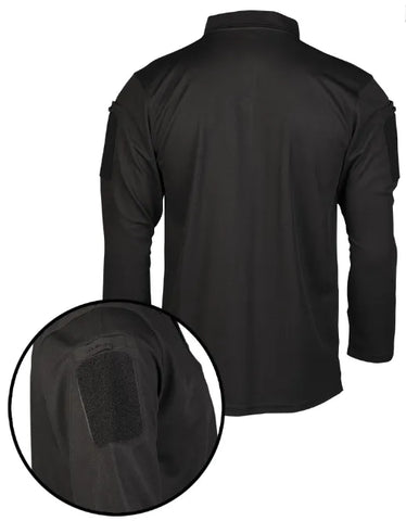 Bluza Polo Quick Dry Black