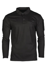 Bluza Polo Quick Dry Black