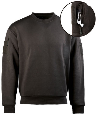 Bluza Tactical Rundhals Black