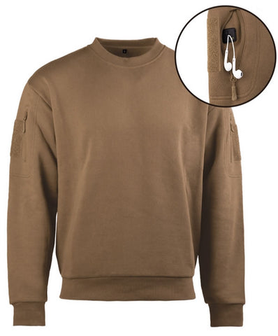 Bluza Tactical Rundhals Dark Coyote