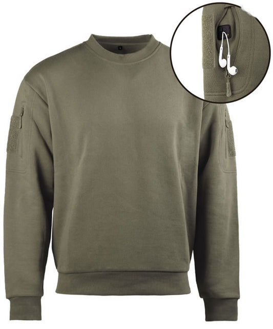 Bluza Tactical Rundhals Oliv