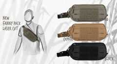Borseta Fanny Pack Laser Cut Oliv