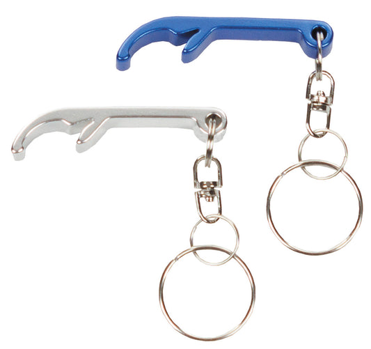 Breloc Cheie Deschizător Sticle Asortat MFH - Aluminiu, Conector Rotativ