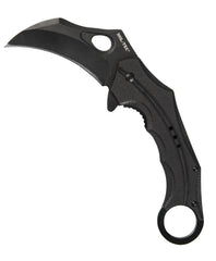 Briceag BLACK G10 One-Hand ‘Karambit’ – Compact, Tactic, cu Mecanism Liner Lock