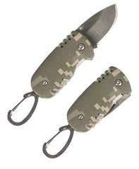 Briceag One-Hand ‘KEY RING’ – Mini Cuțit Tactic de Breloc, Compact și Util