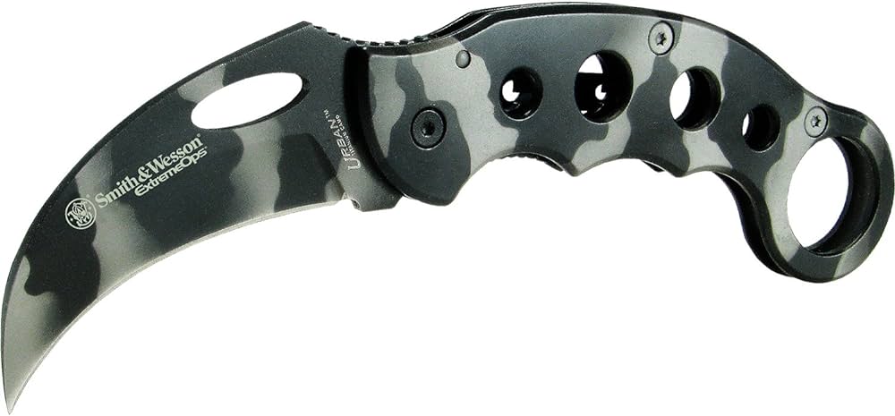 Briceag Smith & Wesson® Ck32C Extreme Ops Frame Lock Karambit Folding Knife