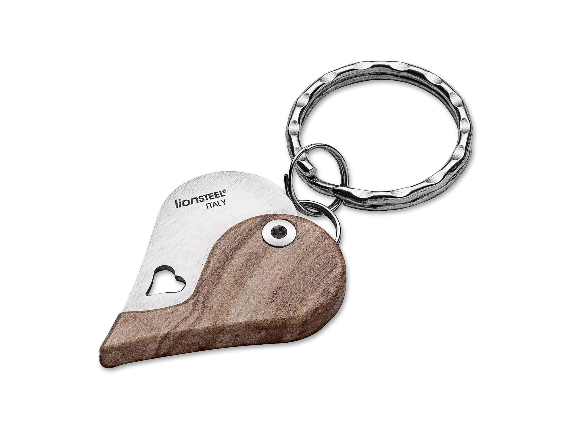Briceag Tip Breloc Inima Lionsteel Lionbeat Olive