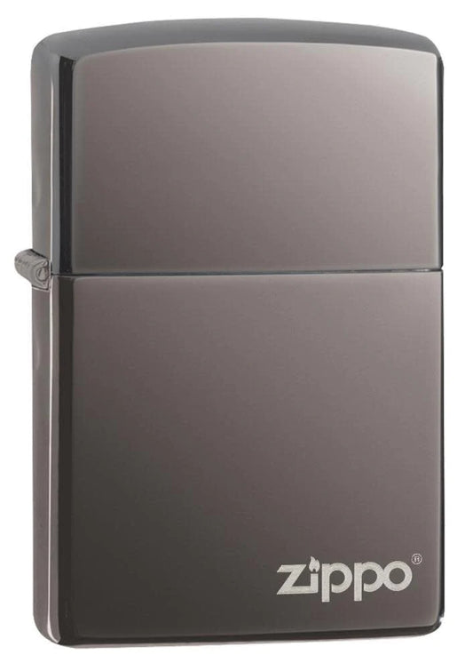 Bricheta originala Zippo Classic Black Ice® Zippo Logo