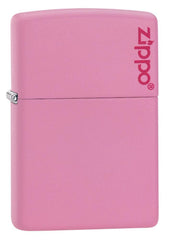 Bricheta originala Zippo Classic Pink Matte Zippo Logo