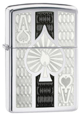 Bricheta originala Zippo Intricate Spade Design
