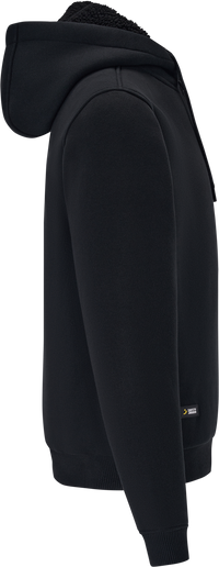 Hanorac Core Sherpa Full Zip Safety Jogger Negru – Glugă, Fermoar Integral - poza 9