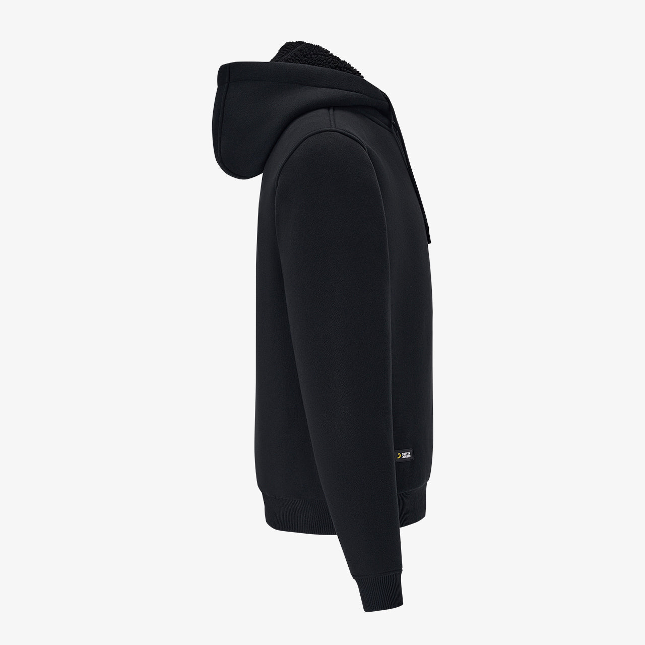 Hanorac Core Sherpa Full Zip Safety Jogger Negru – Glugă, Fermoar Integral - poza 4