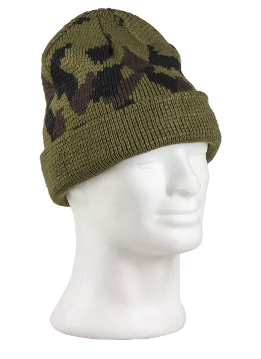 Căciulă Camo Watch Hat – Portocaliu Vizibil, Călduroasă, Stil Utilitar