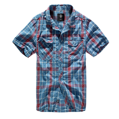 Camasa Roadstar Short Sleeve Red/Blue Brandit - Stil si Durabilitate