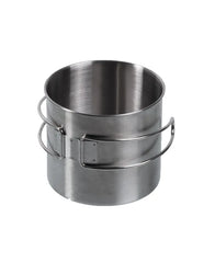 Cană din Oțel Inoxidabil 600 ml cu Mânere Tip Sârmă – Ușoară, Compactă, Rezistentă