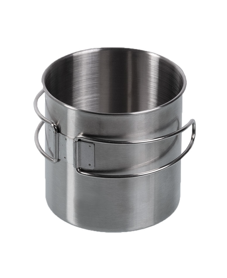 Cană din Oțel Inoxidabil 800 ml cu Mânere Tip Sârmă – Pliabilă, Robustă, Versatilă