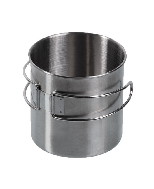 Cană din Oțel Inoxidabil 800 ml cu Mânere Tip Sârmă – Pliabilă, Robustă, Versatilă