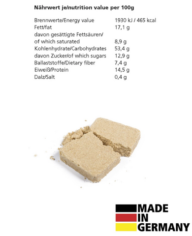 Rație de Urgență NRG-5 ZERO – 500g, Fără Gluten, Vegană, 15 Ani Durată de Viață