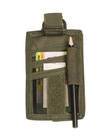 OD ID Card Case – Suport Documente Tactic cu Prindere și Lanyard, 100% Poliester