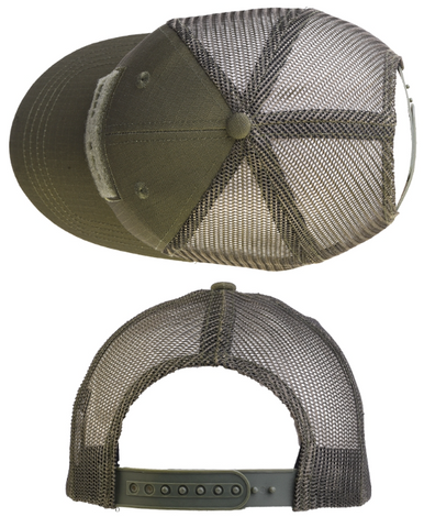 Șapcă Trucker OD cu Snapback – Stil Militar Urban, Ventilație și Personalitate