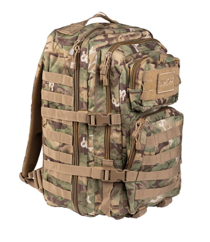 Rucsac Tactic US Assault Large W/L-Arid – 36L, Camuflaj Digital pentru Medii Aride, Funcționalitate Completă